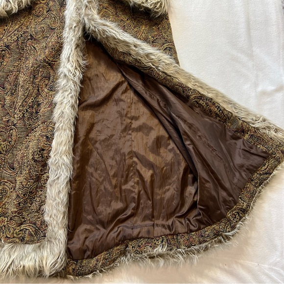 Static vintage Penny Lane style coat Medium 70s Y2K kilm jacket women - Picture 6 of 6